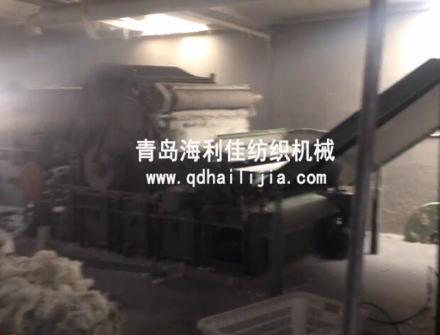 A型简易棉被生产线（双面上网）视频