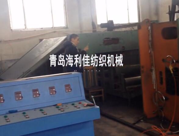 羊毛毡生产线，羊毛毡生产设备视频