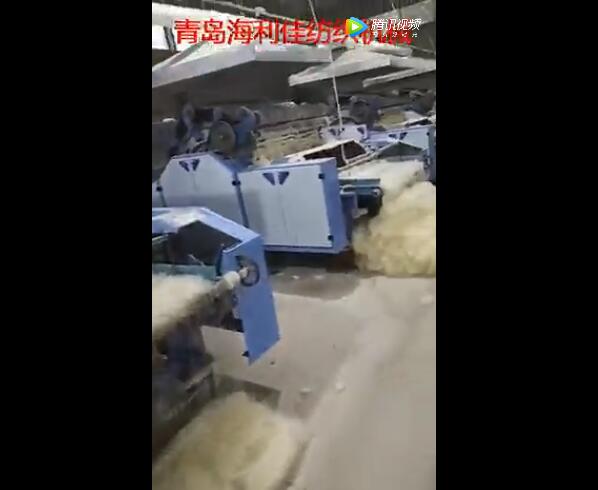 梳棉机操作视频